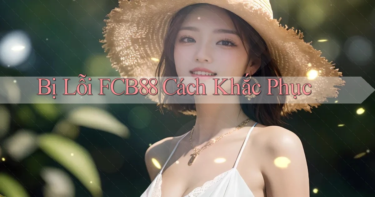 bị lỗi fcb88 cách khắc phục