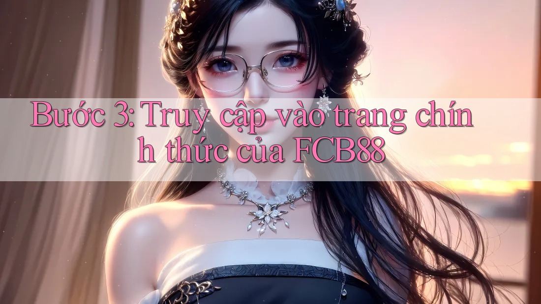 Bước 3: Truy cập vào trang chính thức của FCB88