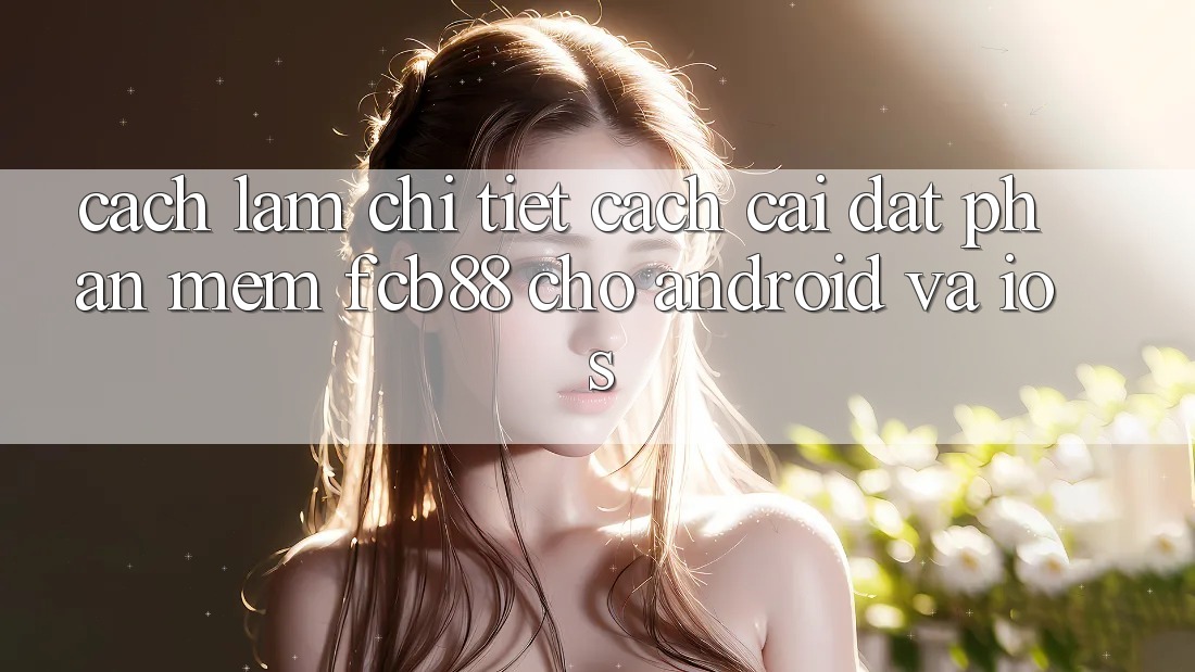 Cách làm Chi Tiết Cách Cài đặt Phần mềm FCB88 Cho Android Và iOS