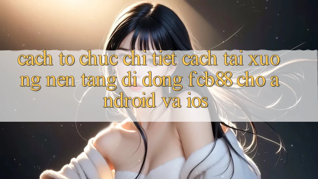 Cách tổ chức Chi Tiết Cách Tải xuống Nền tảng di động FCB88 Cho Android Và iOS