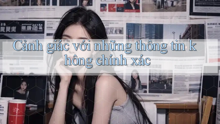Cảnh giác với những thông tin không chính xác