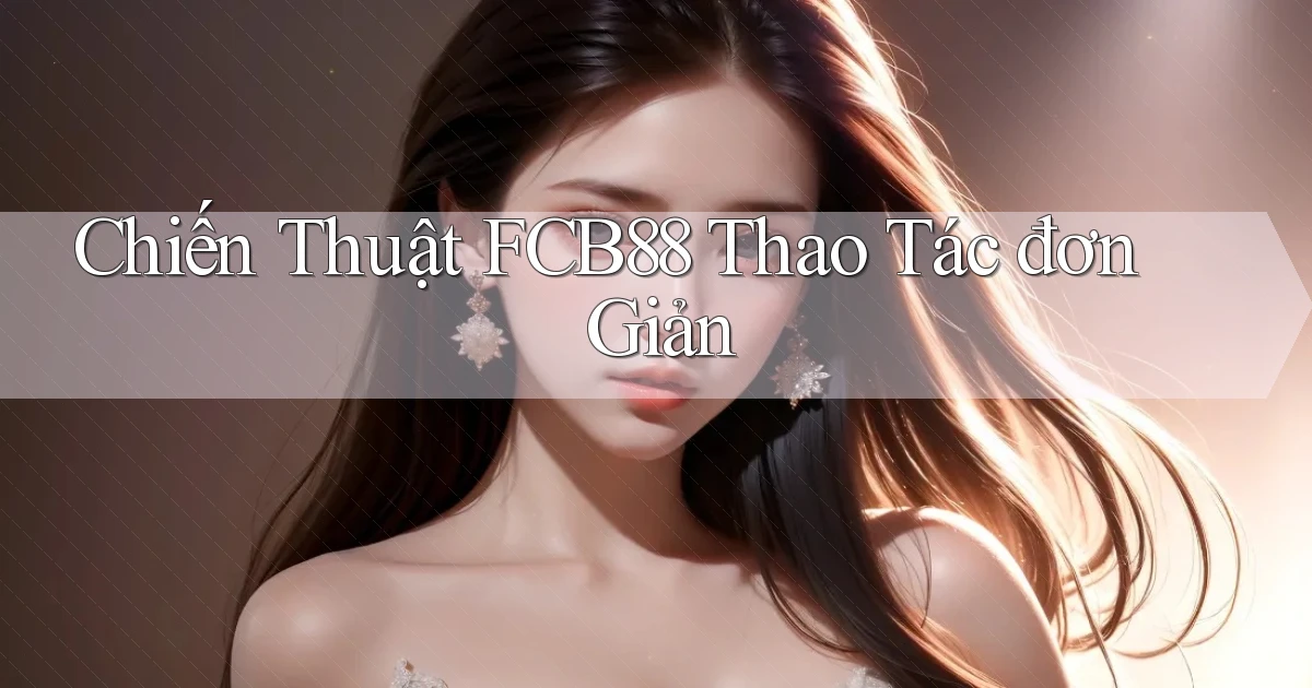 chiến thuật fcb88 thao tác đơn giản