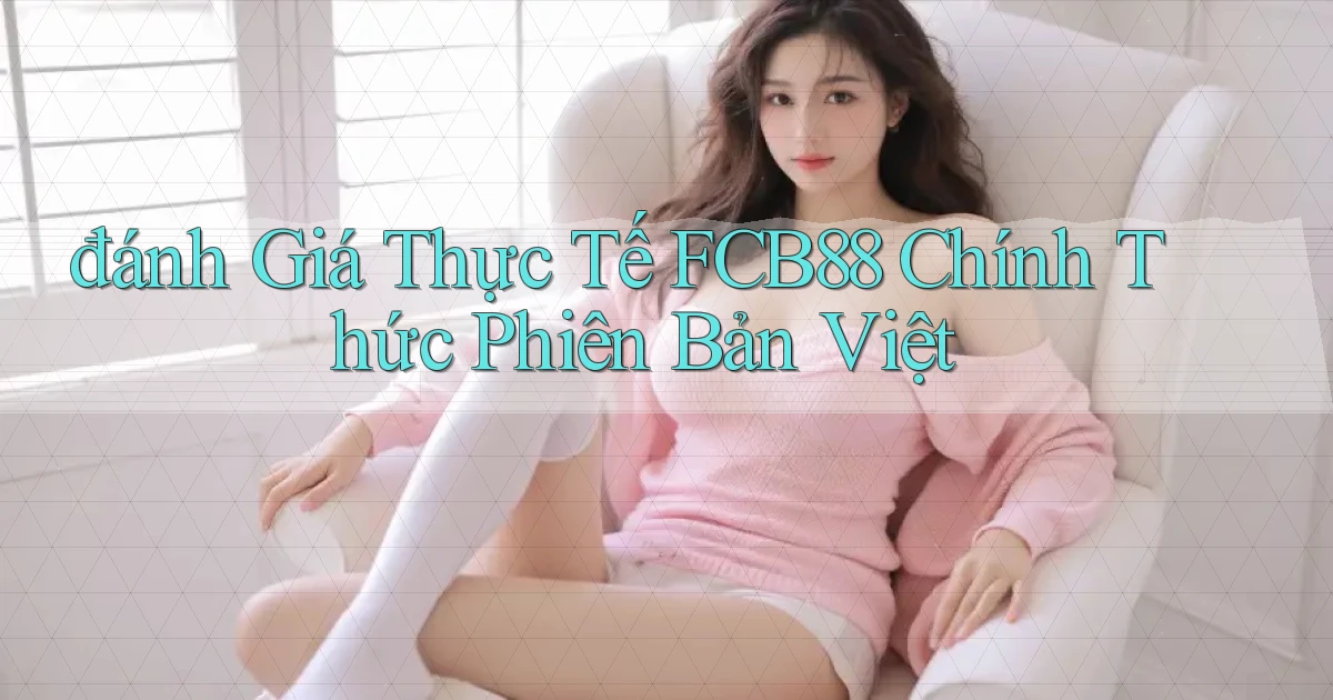 đánh giá thực tế fcb88 chính thức phiên bản việt