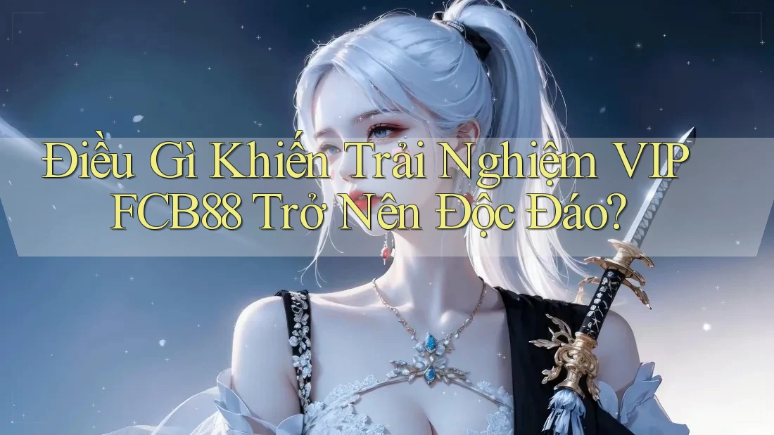 Điều Gì Khiến Trải Nghiệm VIP FCB88 Trở Nên Độc Đáo?