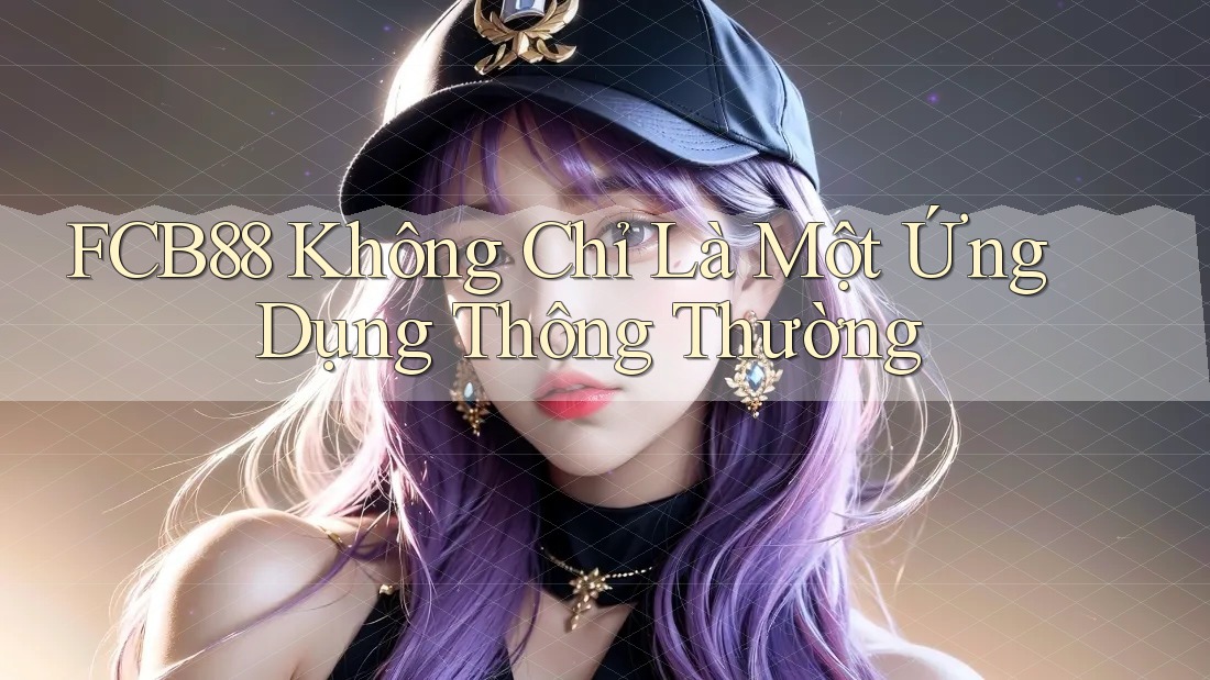 FCB88 Không Chỉ Là Một Ứng Dụng Thông Thường