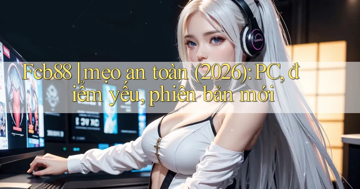 Fcb88 mẹo an toàn (2026) PC, điểm yếu, phiên bản mới
