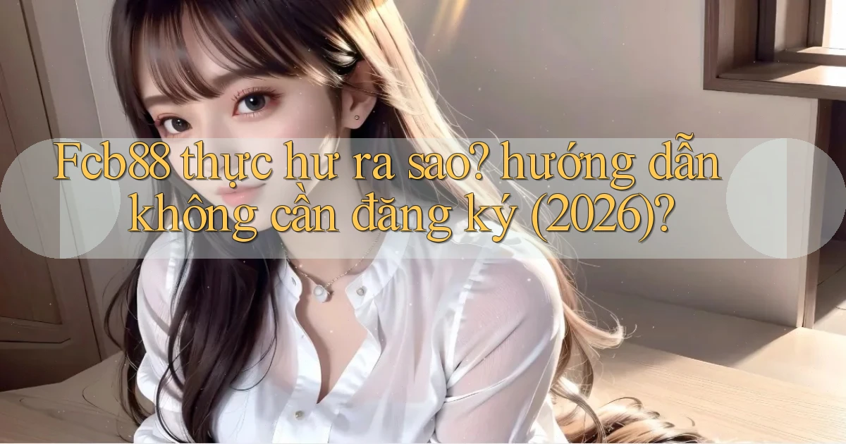Fcb88 thực hư ra sao hướng dẫn không cần đăng ký (2026)