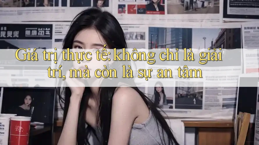 Giá trị thực tế: không chỉ là giải trí, mà còn là sự an tâm