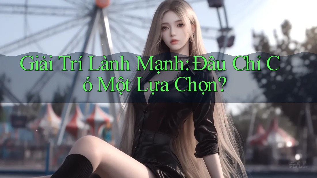 Giải Trí Lành Mạnh: Đâu Chỉ Có Một Lựa Chọn Giải Trí Lành Mạnh: Đâu Chỉ Có Một Lựa Chọn