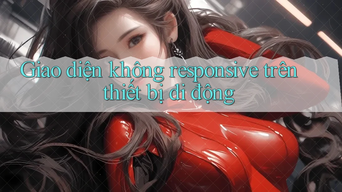 Giao diện không responsive trên thiết bị di động