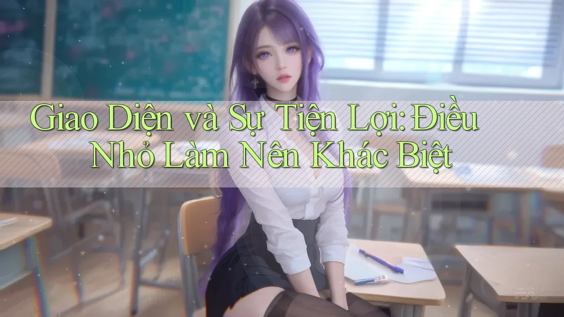 Giao Diện và Sự Tiện Lợi: Điều Nhỏ Làm Nên Khác Biệt