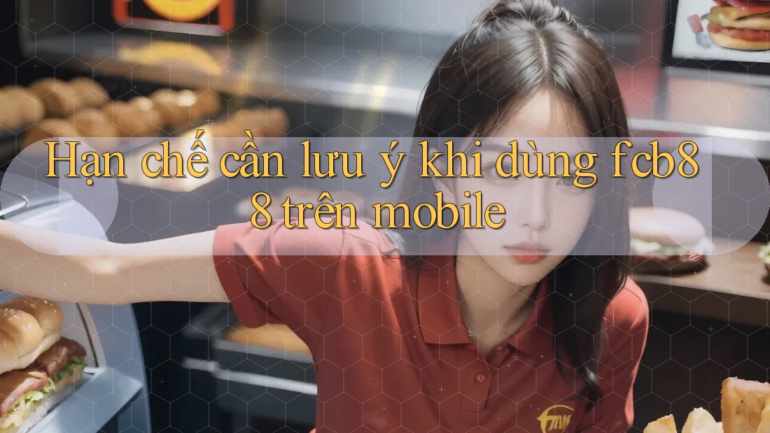 Hạn chế cần lưu ý khi dùng fcb88 trên mobile Hạn chế cần lưu ý khi dùng fcb88 trên mobile