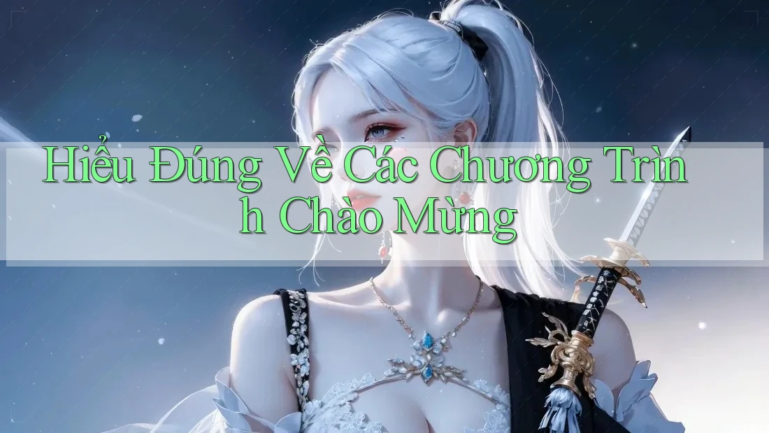 Hiểu Đúng Về Các Chương Trình Chào Mừng