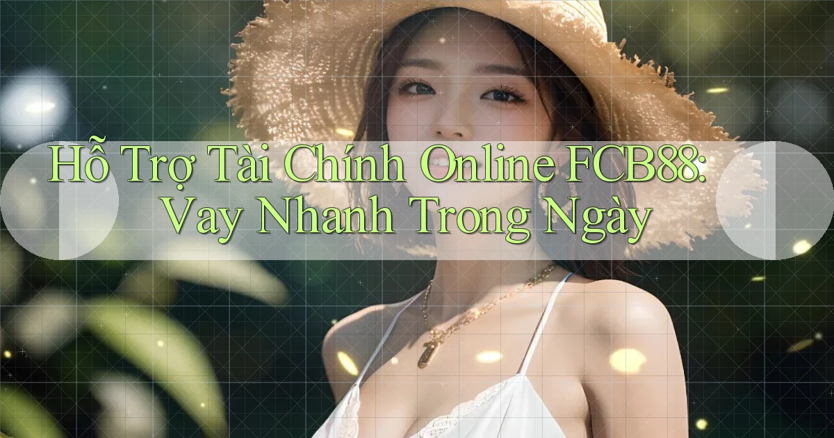 hỗ trợ tài chính online fcb88 vay nhanh trong ngày