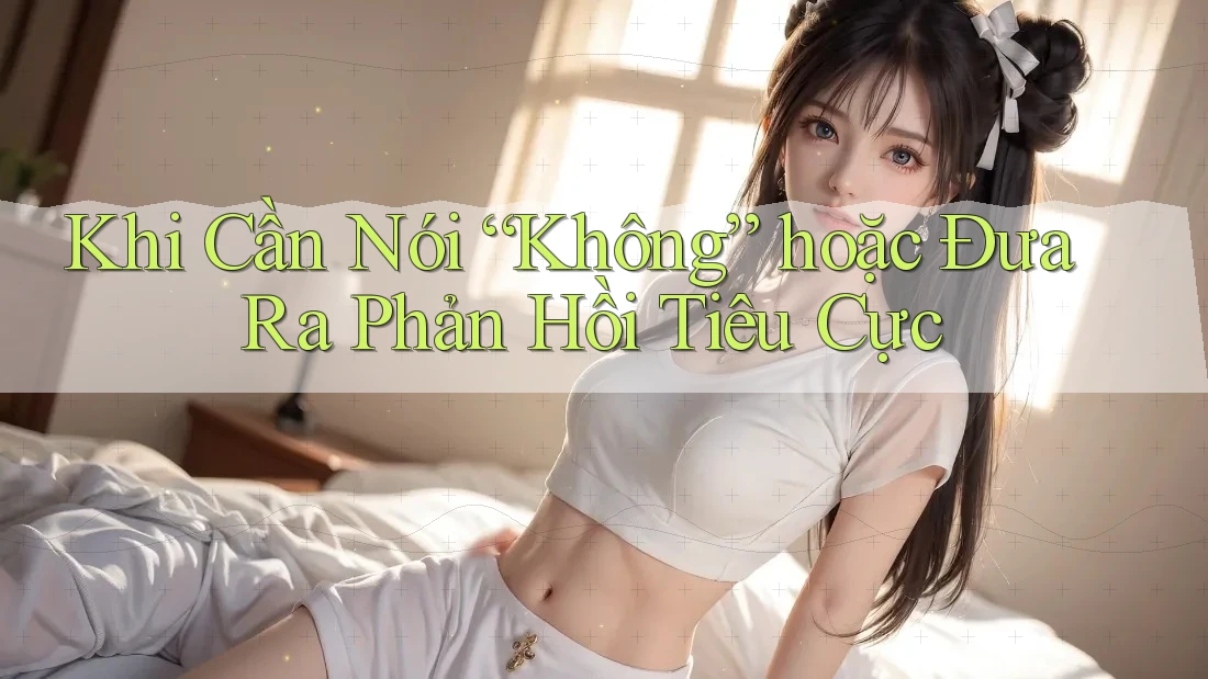 Khi Cần Nói “Không” hoặc Đưa Ra Phản Hồi Tiêu Cực