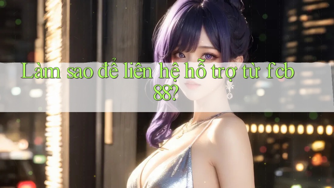 Làm sao để liên hệ hỗ trợ từ fcb88? Làm sao để liên hệ hỗ trợ từ fcb88?