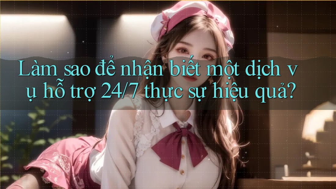 Làm sao để nhận biết một dịch vụ hỗ trợ 24/7 thực sự hiệu quả?
