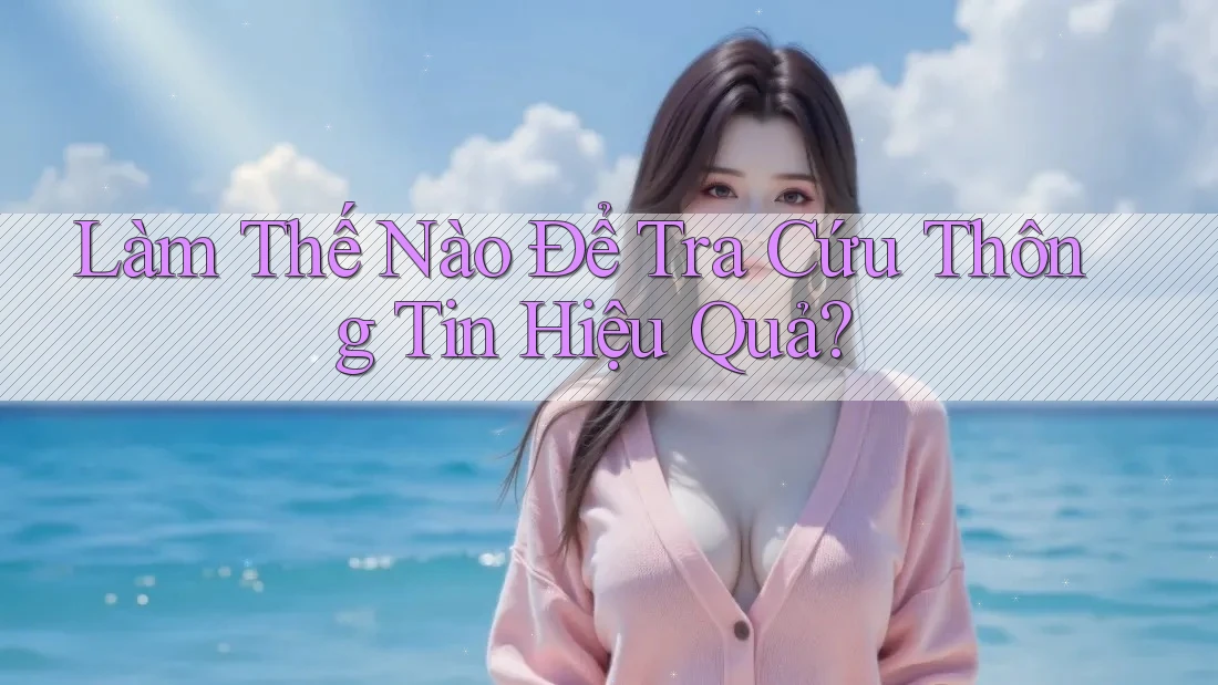 Làm Thế Nào Để Tra Cứu Thông Tin Hiệu Quả? Làm Thế Nào Để Tra Cứu Thông Tin Hiệu Quả?
