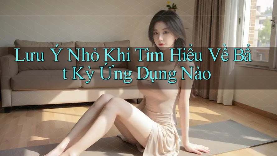 Lưu Ý Nhỏ Khi Tìm Hiểu Về Bất Kỳ Ứng Dụng Nào