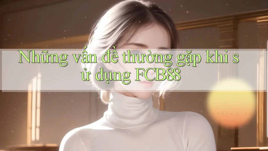 Những vấn đề thường gặp khi sử dụng FCB88