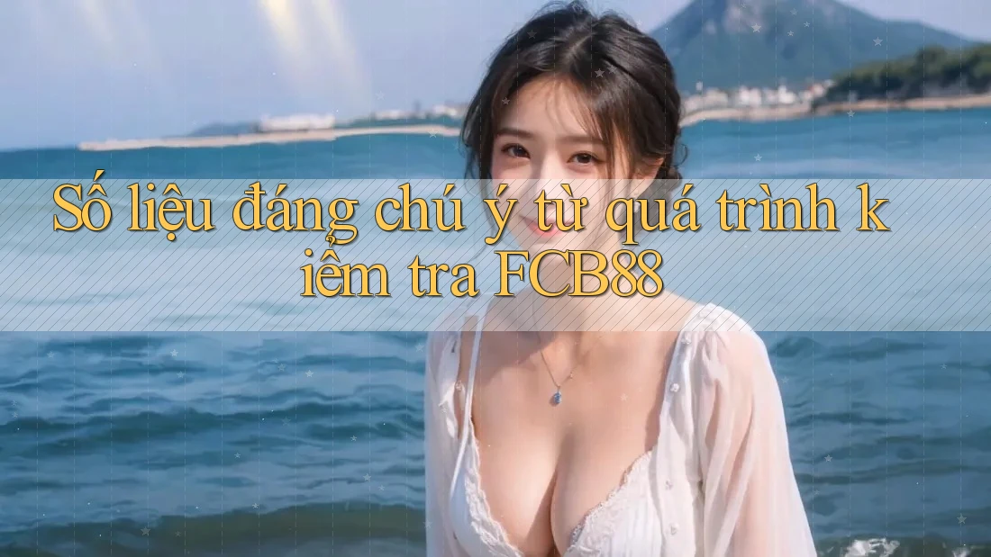 Số liệu đáng chú ý từ quá trình kiểm tra FCB88