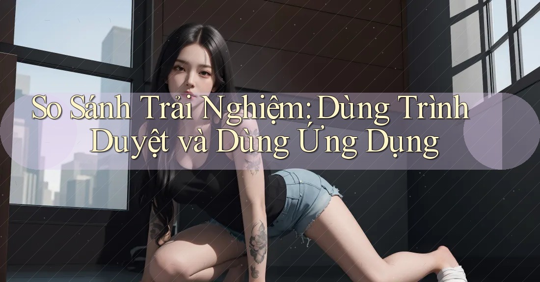 So Sánh Trải Nghiệm: Dùng Trình Duyệt và Dùng Ứng Dụng
