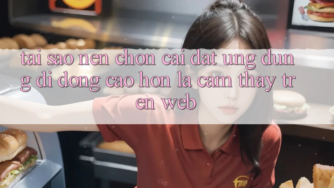 Tại Sao Nên Chọn Cài đặt Ứng Dụng Di Động Cao hơn Là Cảm thấy Trên Web?