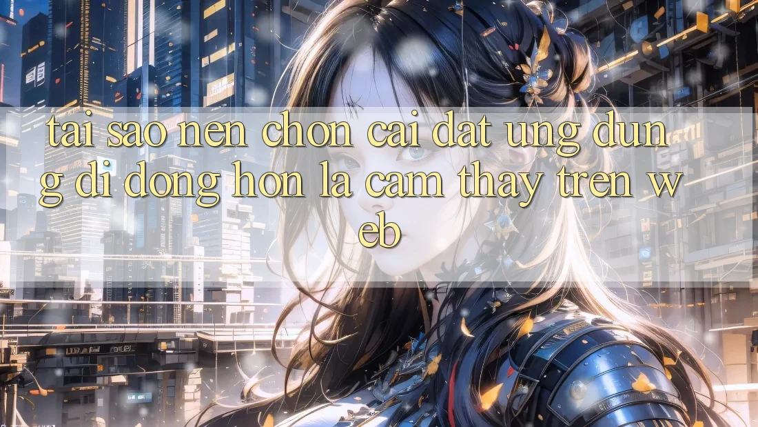 Tại Sao Nên Chọn Cài đặt Ứng Dụng Di Động Hơn Là Cảm thấy Trên Web?