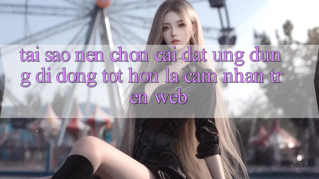 Tại Sao Nên Chọn Cài đặt Ứng Dụng Di Động Tốt hơn Là Cảm nhận Trên Web?