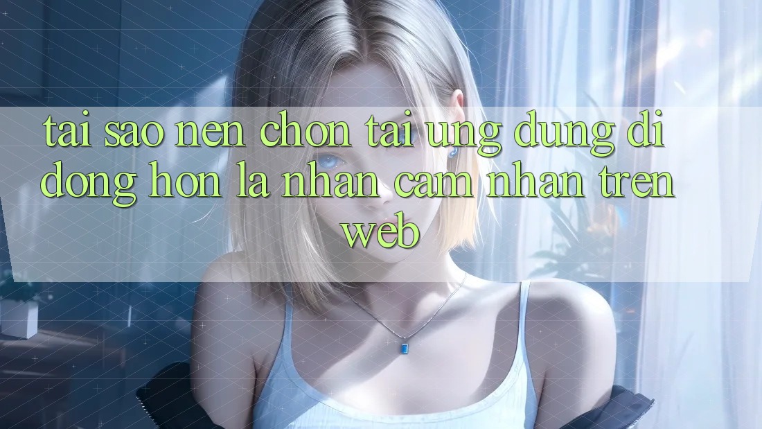 Tại Sao Nên Chọn Tải Ứng dụng Di Động Hơn Là Nhận cảm nhận Trên Web?