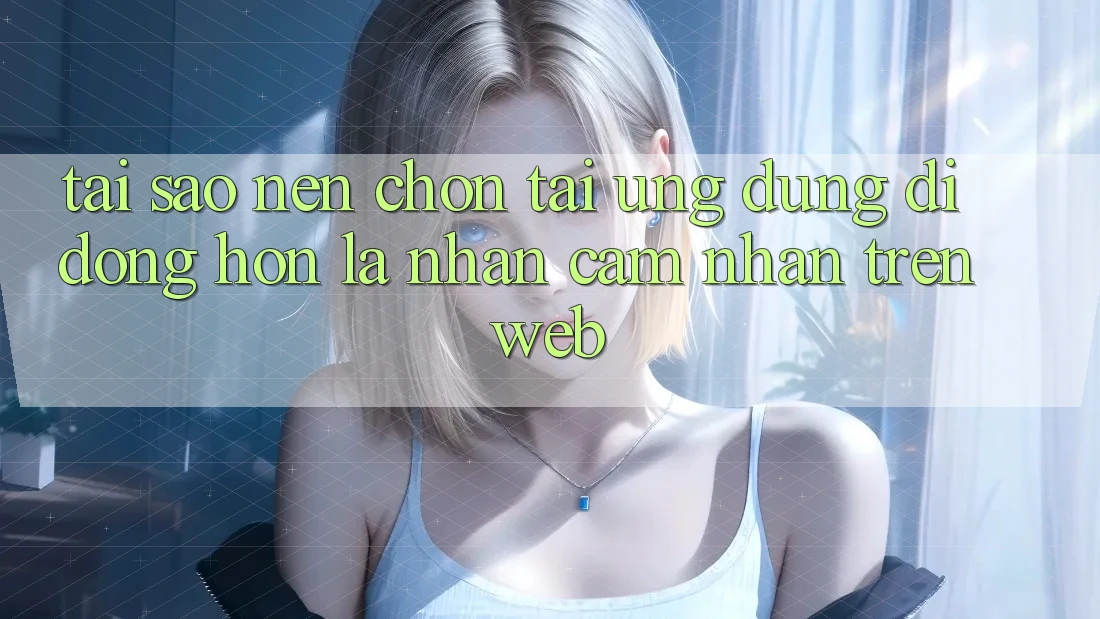 Tại Sao Nên Chọn Tải Ứng Dụng Di Động Hơn Là Nhận cảm nhận Trên Web?