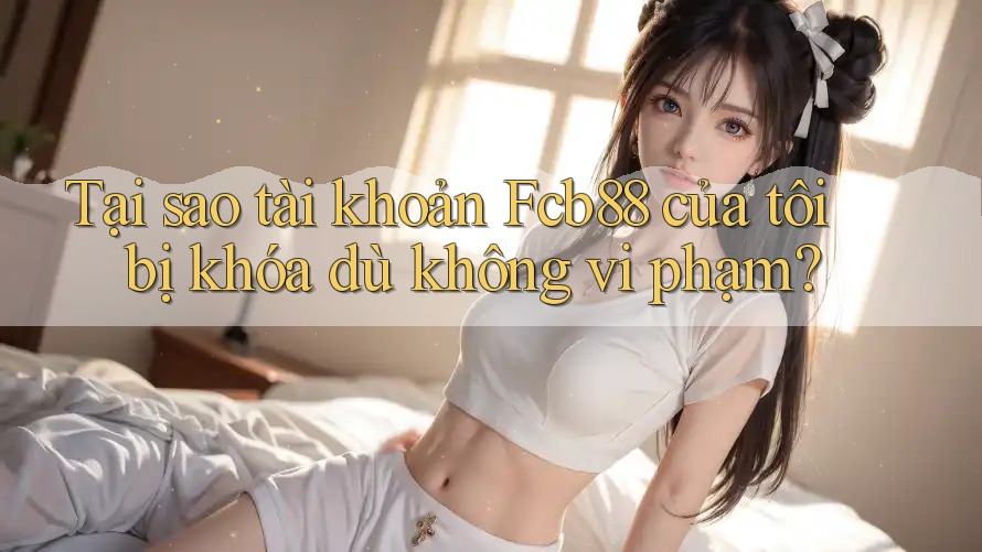 Tại sao tài khoản Fcb88 của tôi bị khóa dù không vi phạm?