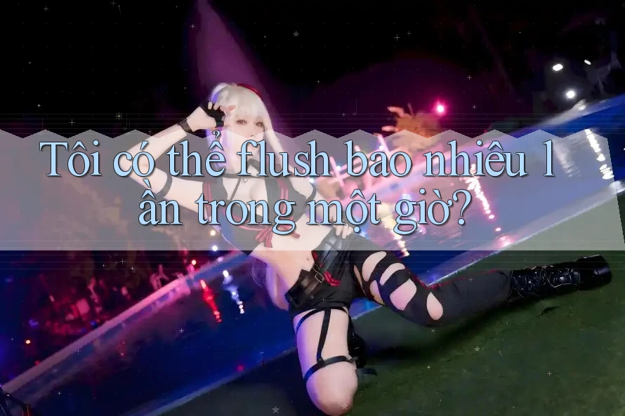Tôi có thể flush bao nhiêu lần trong một giờ?