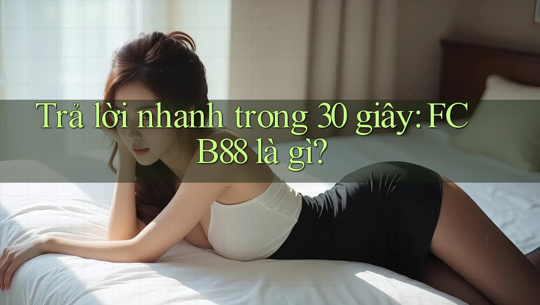 Trả lời nhanh trong 30 giây: fcb88 là gì?