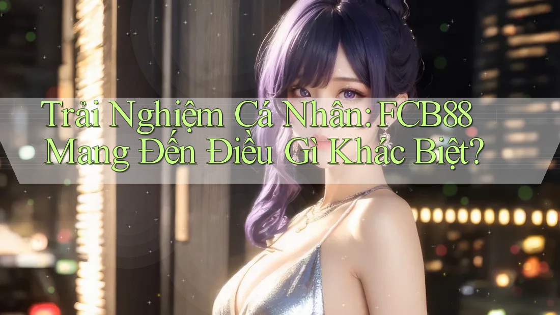 Trải Nghiệm Cá Nhân: FCB88 Mang Đến Điều Gì Khác Biệt?