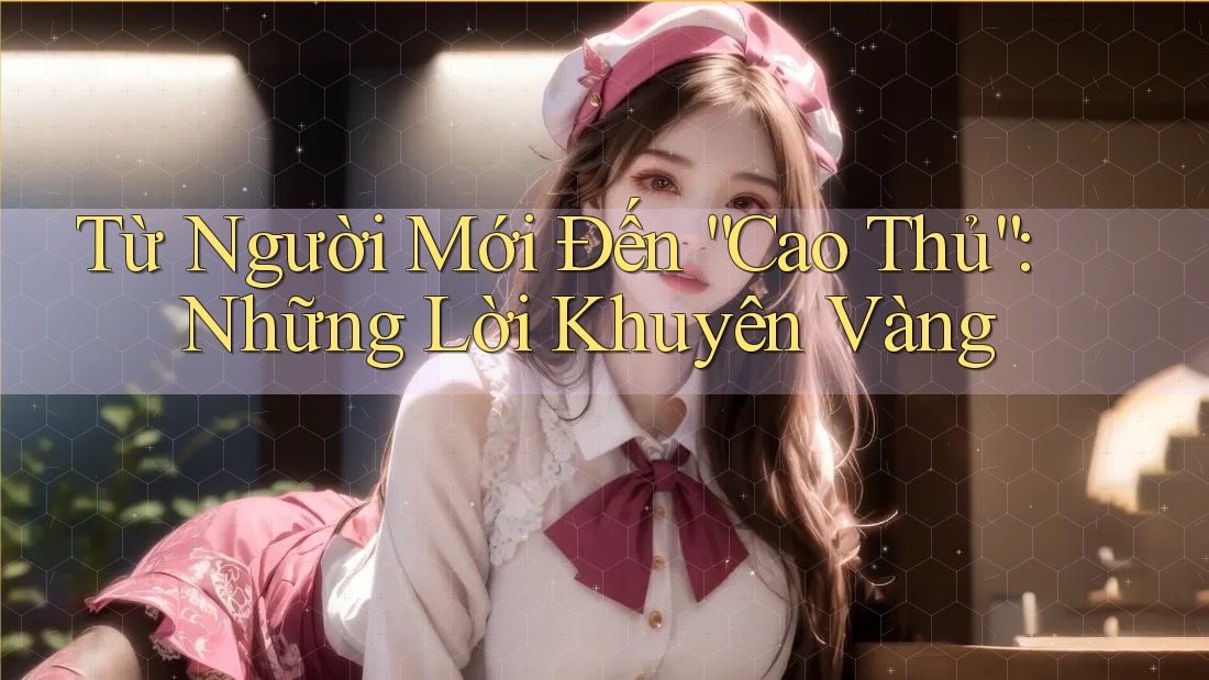 Từ Người Mới Đến “Cao Thủ”: Những Lời Khuyên Vàng