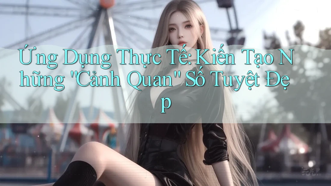 Ứng Dụng Thực Tế: Kiến Tạo Những “Cảnh Quan” Số Tuyệt Đẹp
