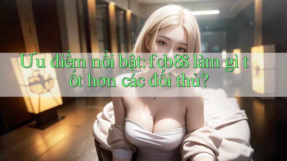 Ưu điểm nổi bật: fcb88 làm gì tốt hơn các đối thủ? Ưu điểm nổi bật: fcb88 làm gì tốt hơn các đối thủ?